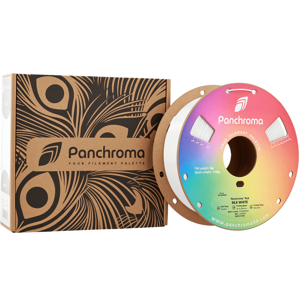 Panchroma Silk PLA Filament Beyaz