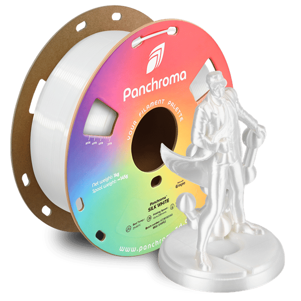 Panchroma Silk PLA Filament Beyaz