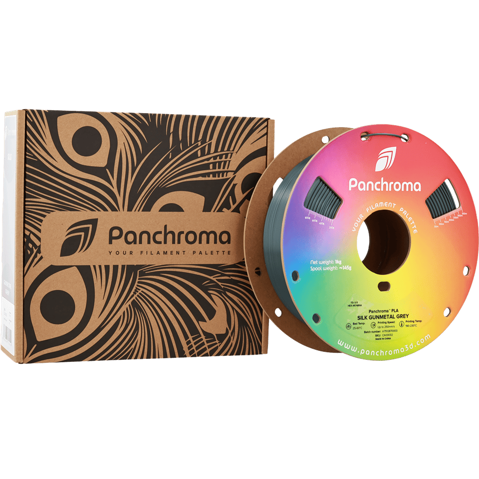 Panchroma Silk PLA Filament Silah Metal Gri