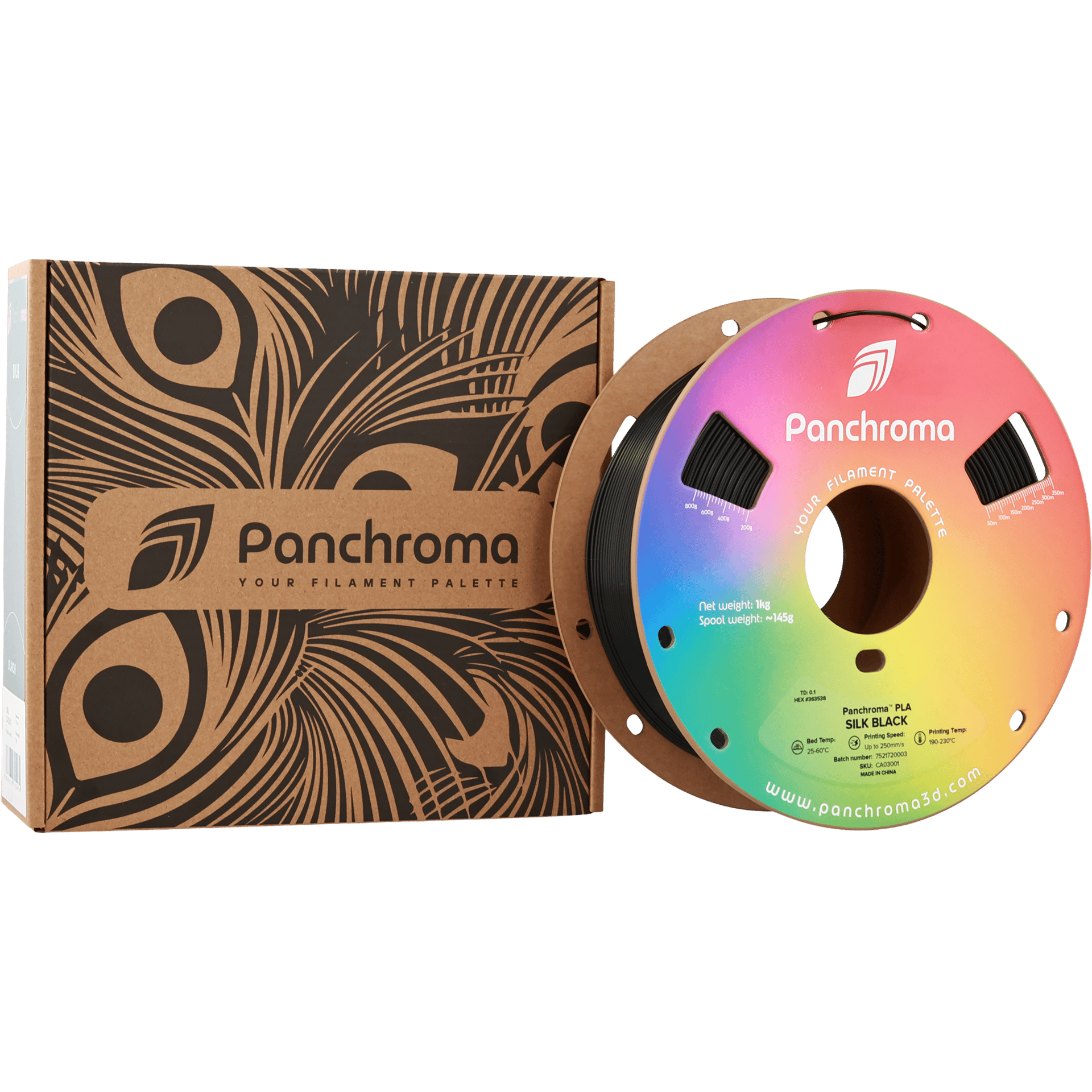 Panchroma Silk PLA Filament Siyah