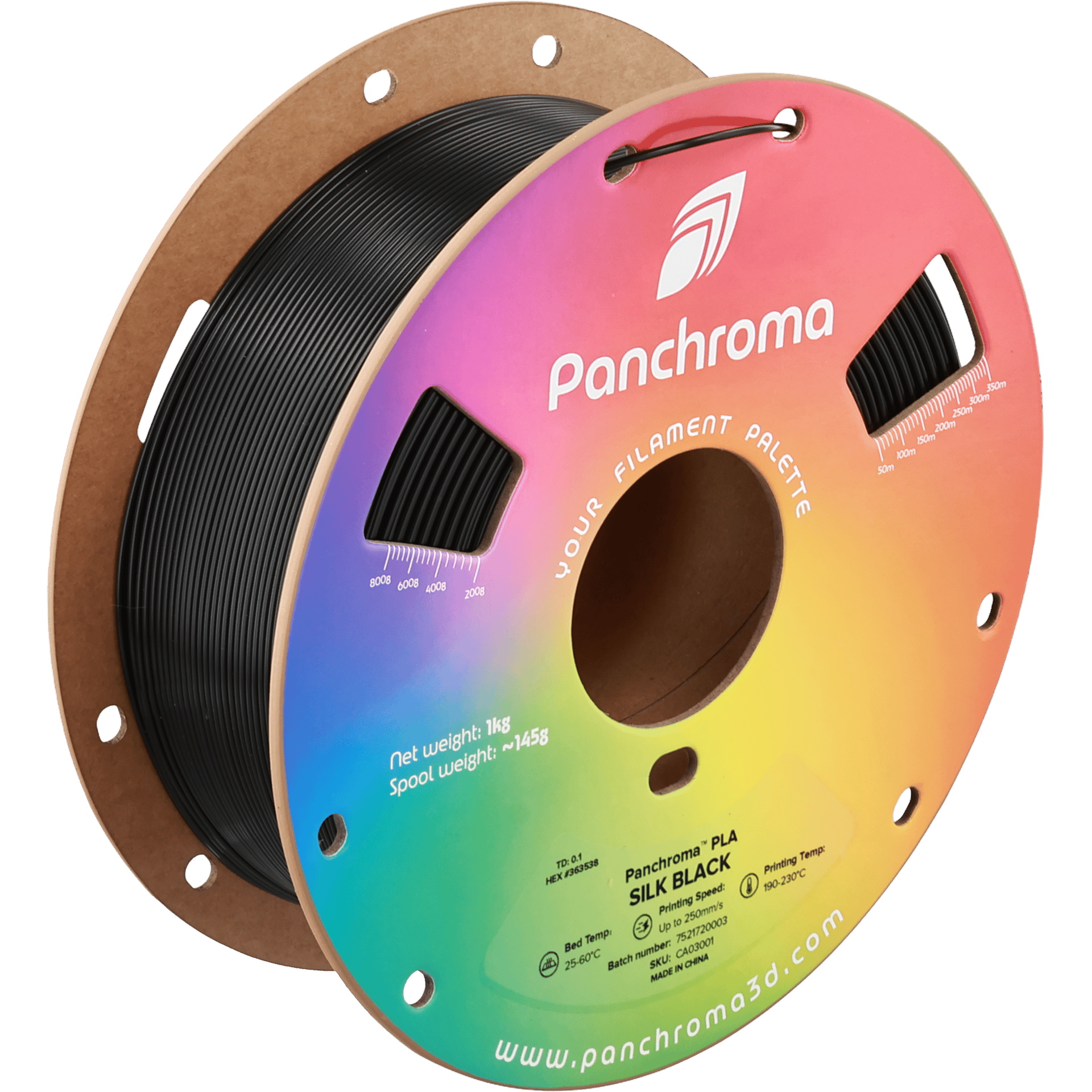 Panchroma Silk PLA Filament Siyah