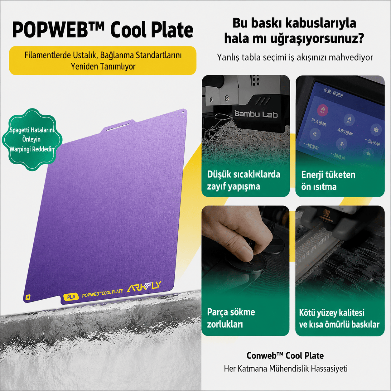 Phaetus P2S POPWEB Cool Plate 256×256 mm
