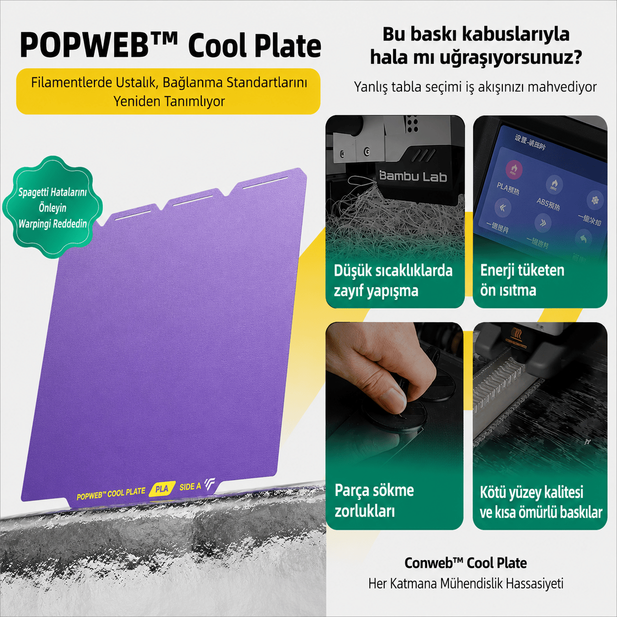Phaetus U1 POPWEB Cool Plate 270x270 mm