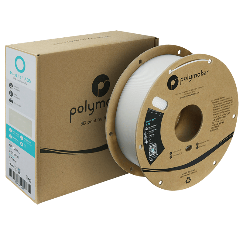 PolyLite ABS Filament Natural – Dayanıklı ve Profesyonel 3D Baskı