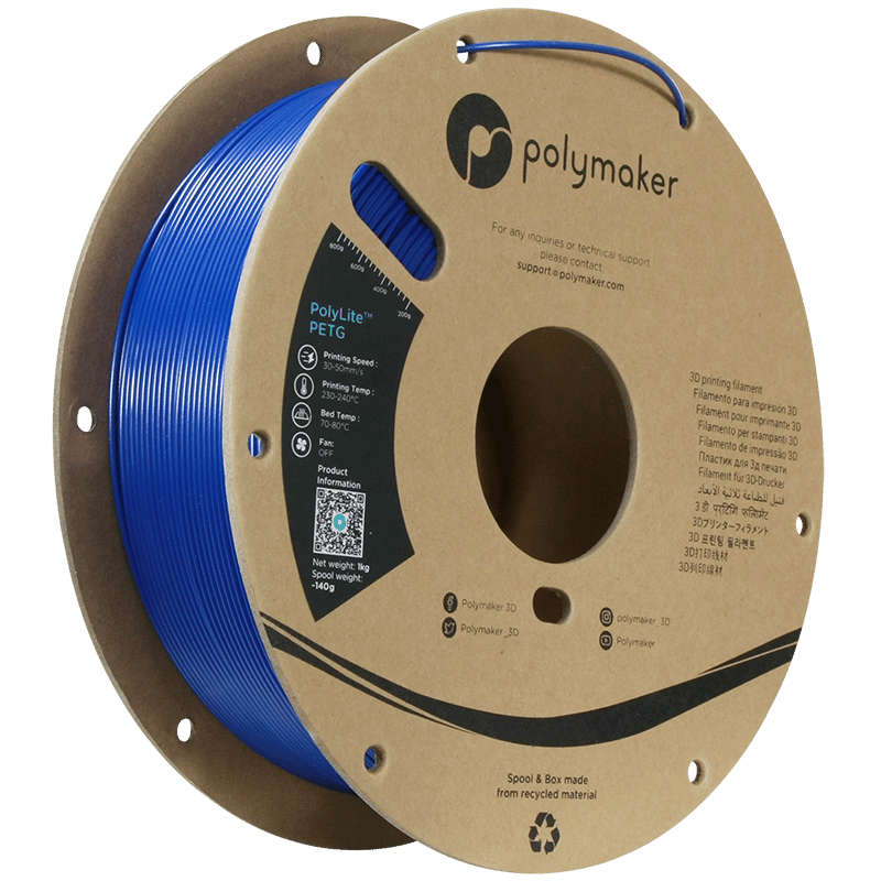 PolyLite PETG Filament Mavi – 1 kg 1.75mm