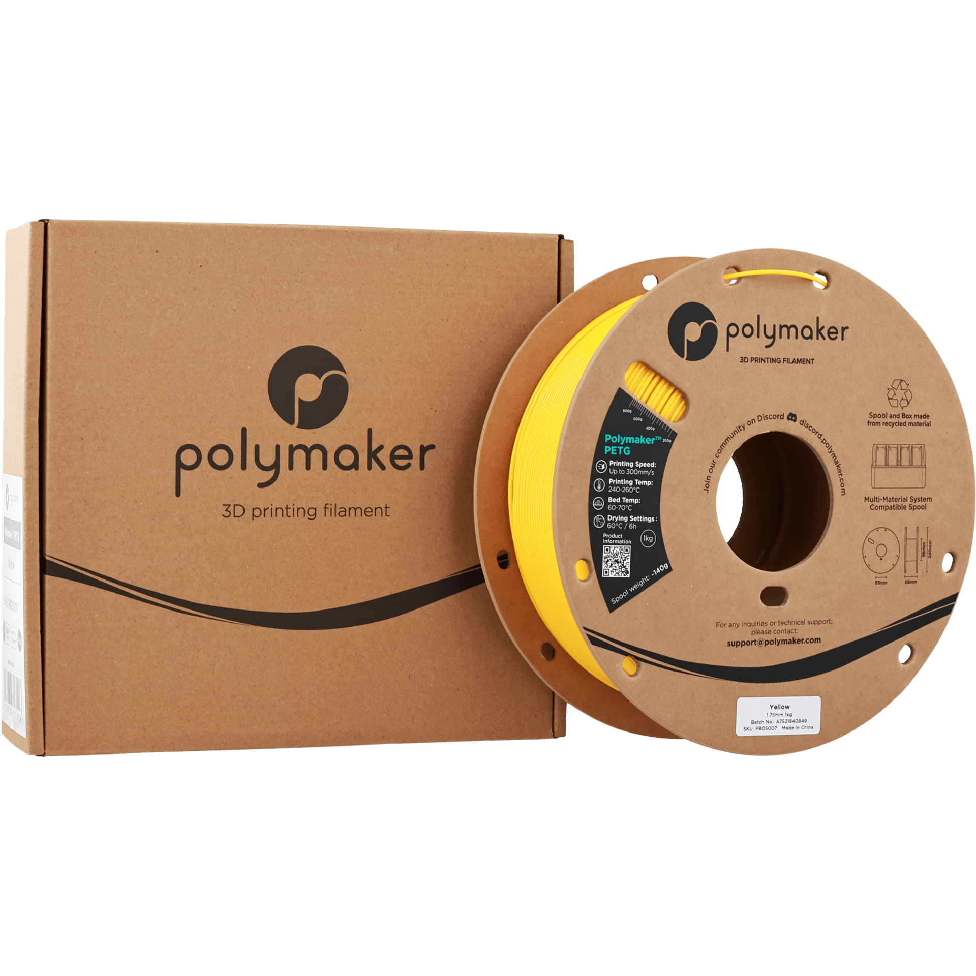 Polymaker PETG Filament Sarı