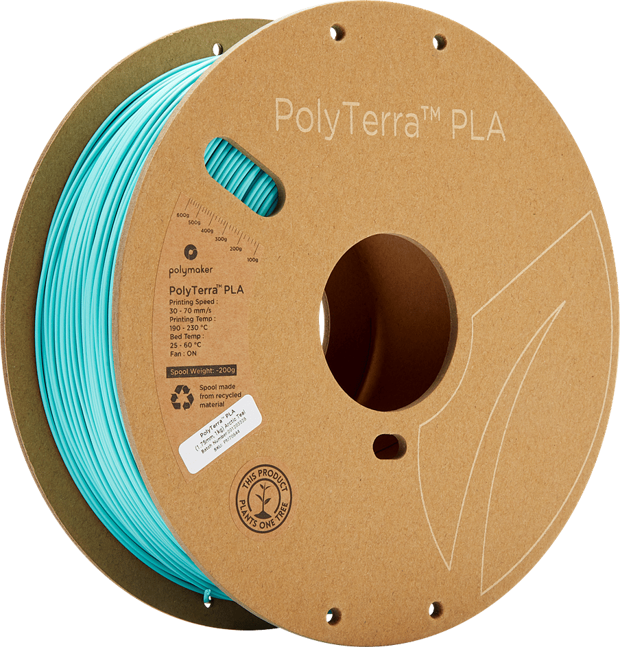 PolyTerra PLA Filament Arktik Camgöbeği - 1 kg 1.75mm