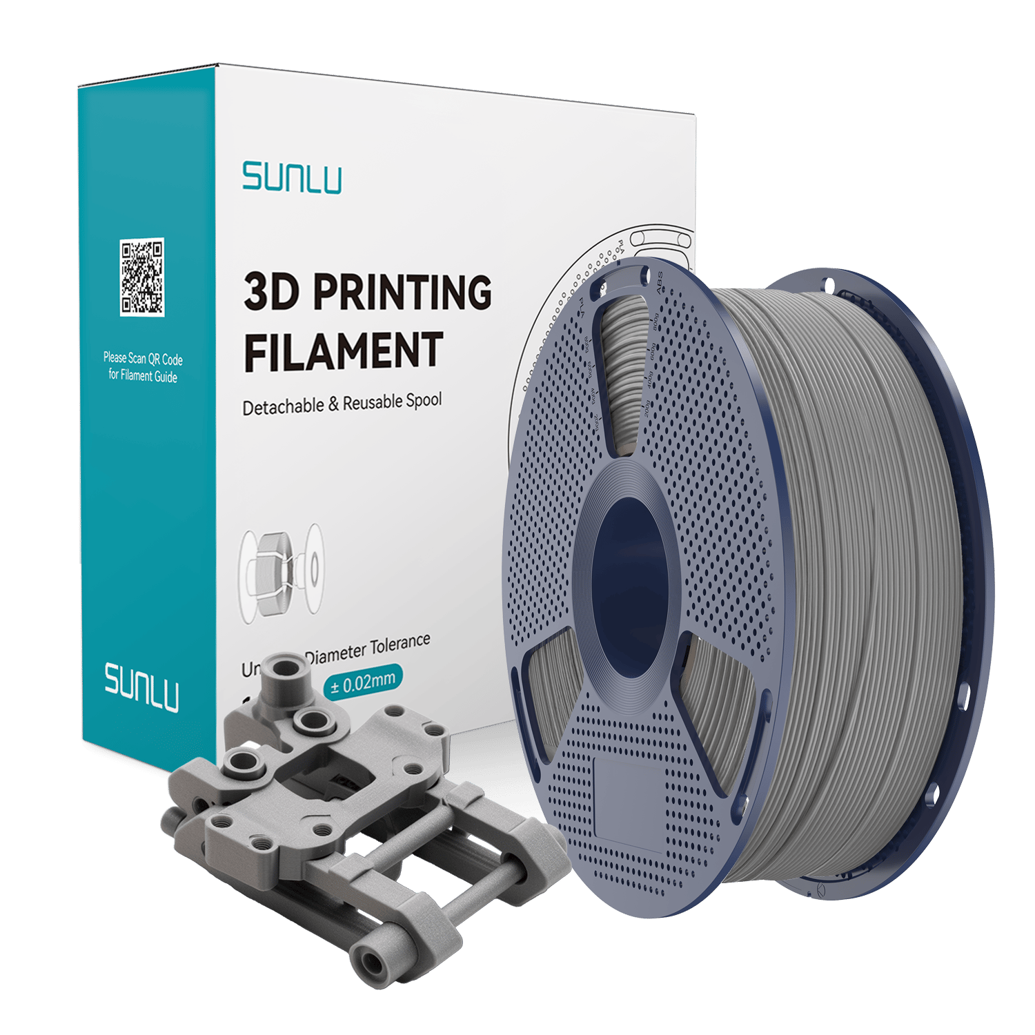 Sunlu ABS Filament Gri - 1 kg 1.75mm