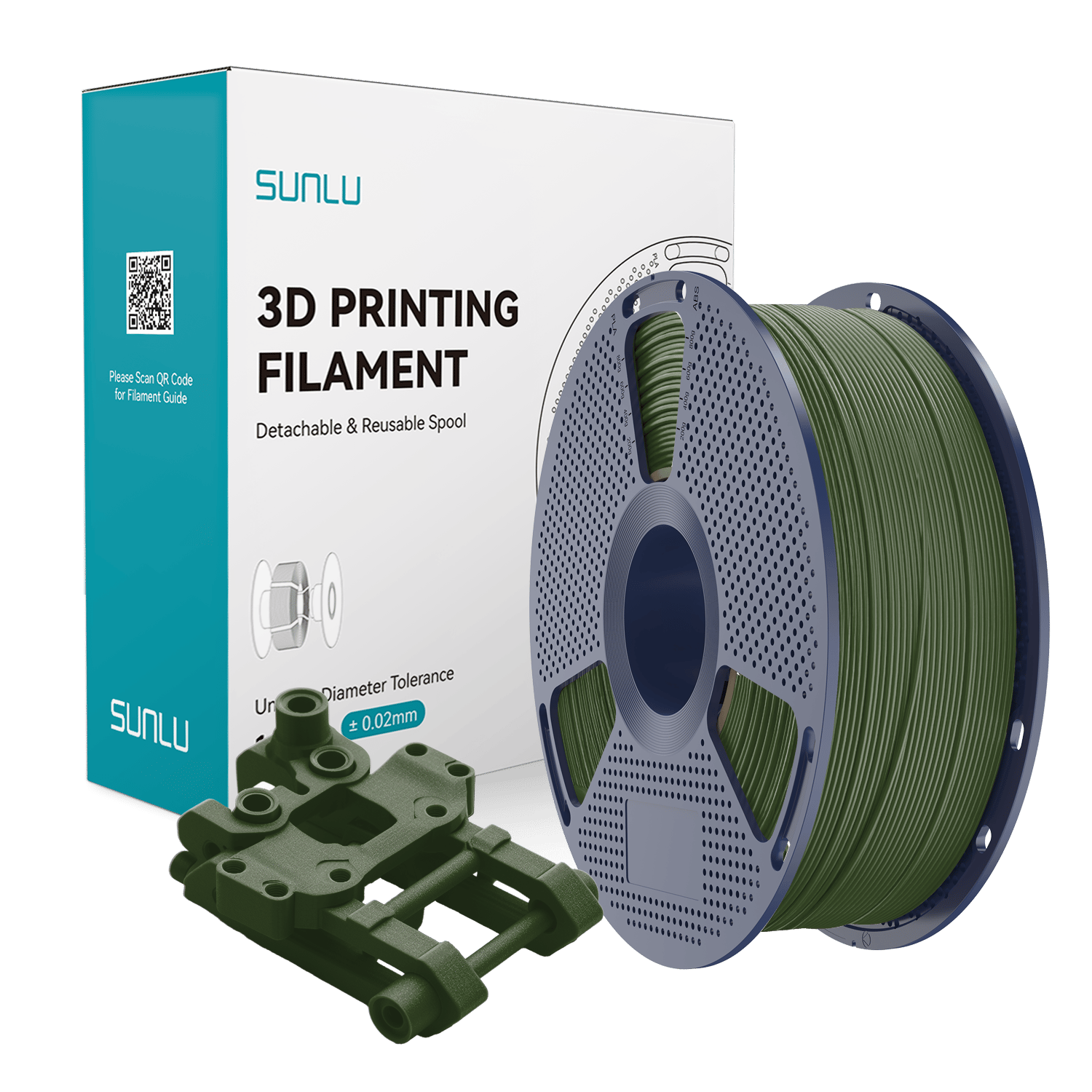 Sunlu ABS Filament Zeytin Yeşili - 1 kg 1.75mm