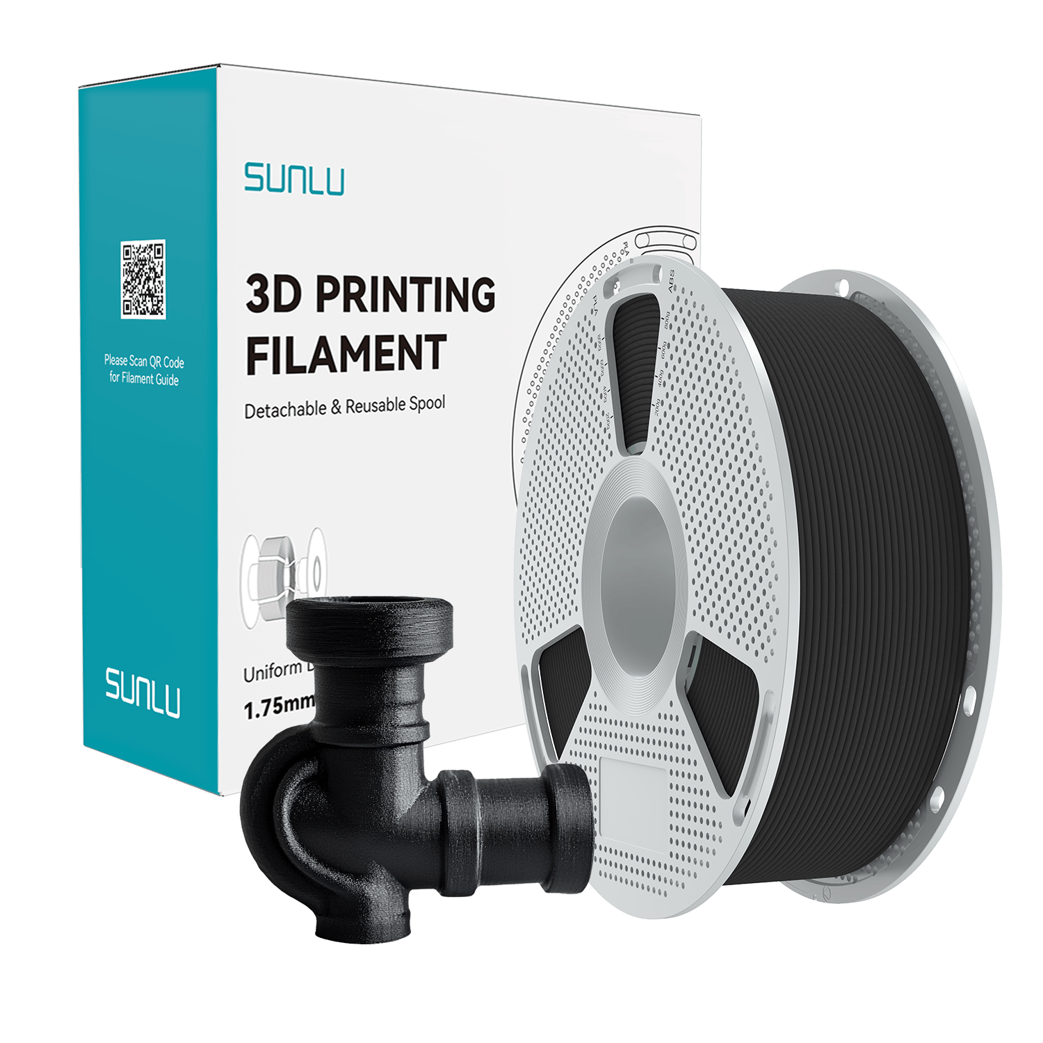 Sunlu PA6-CF Filament Siyah