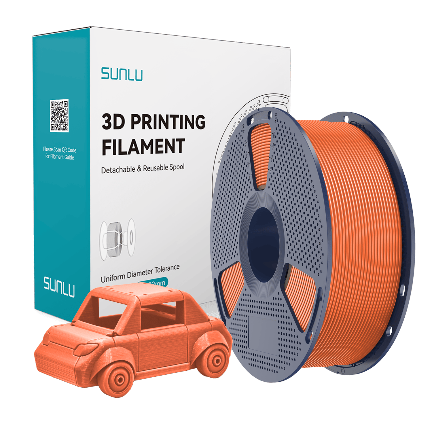 Sunlu PETG Filament Güneş Turuncusu – 1kg 1.75mm