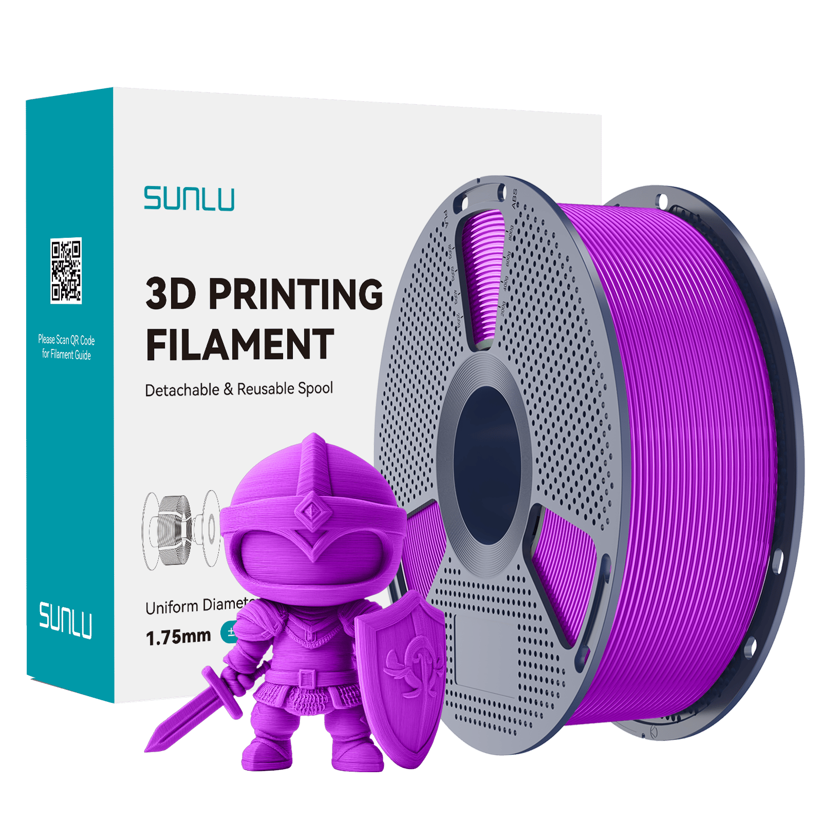 Sunlu PLA+ 2.0 Filament Fuşya - 1 kg 1.75mm