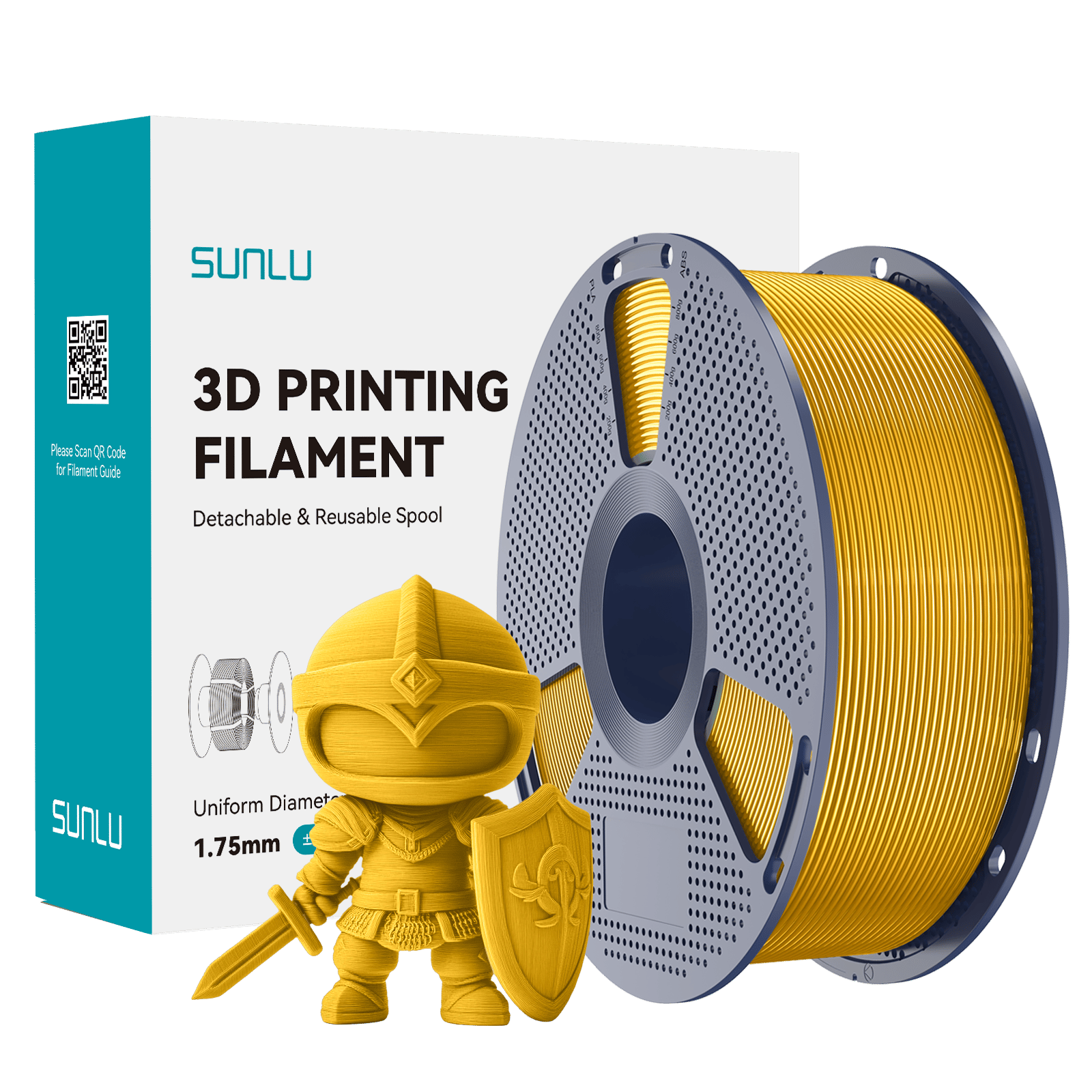 Sunlu PLA Filament Açık Altın