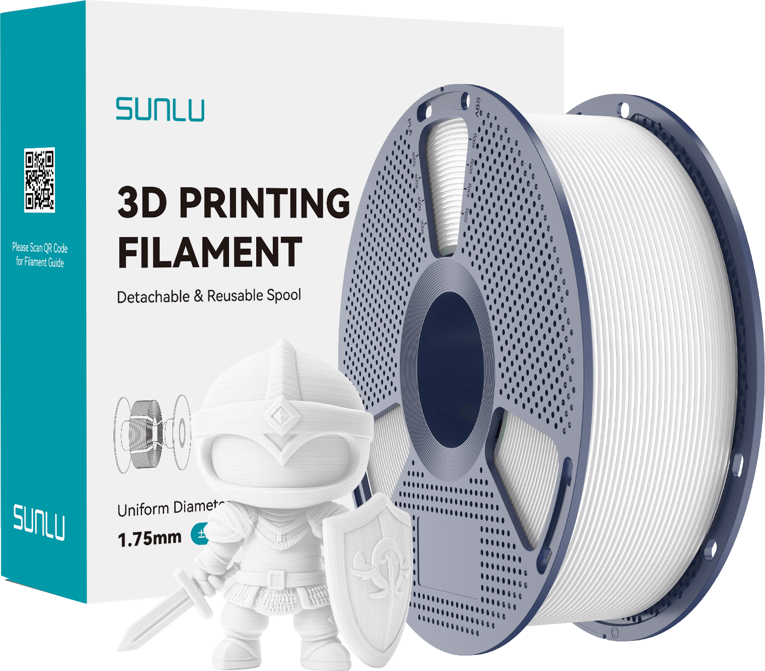 Sunlu PLA Filament Beyaz