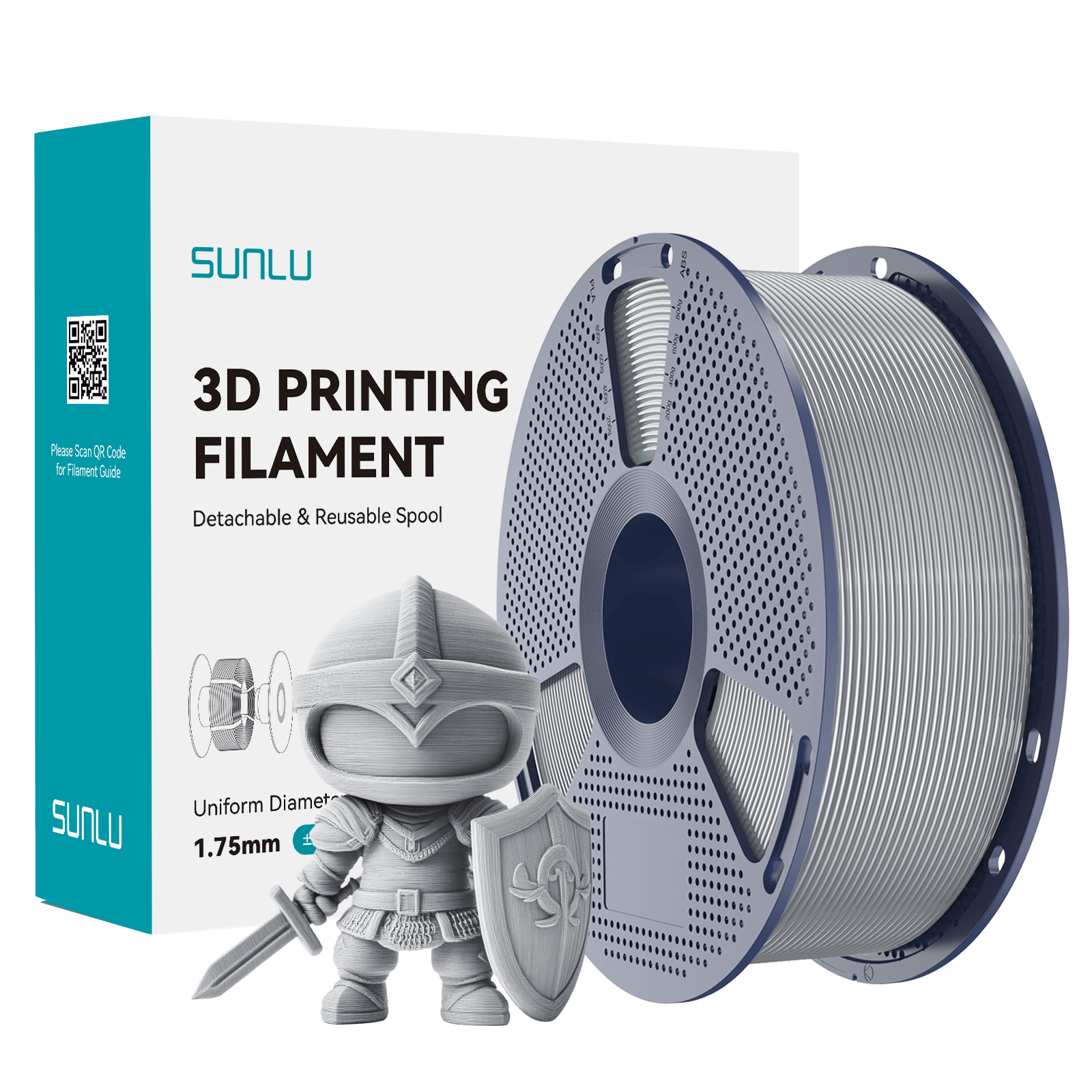Sunlu PLA Filament Gümüş