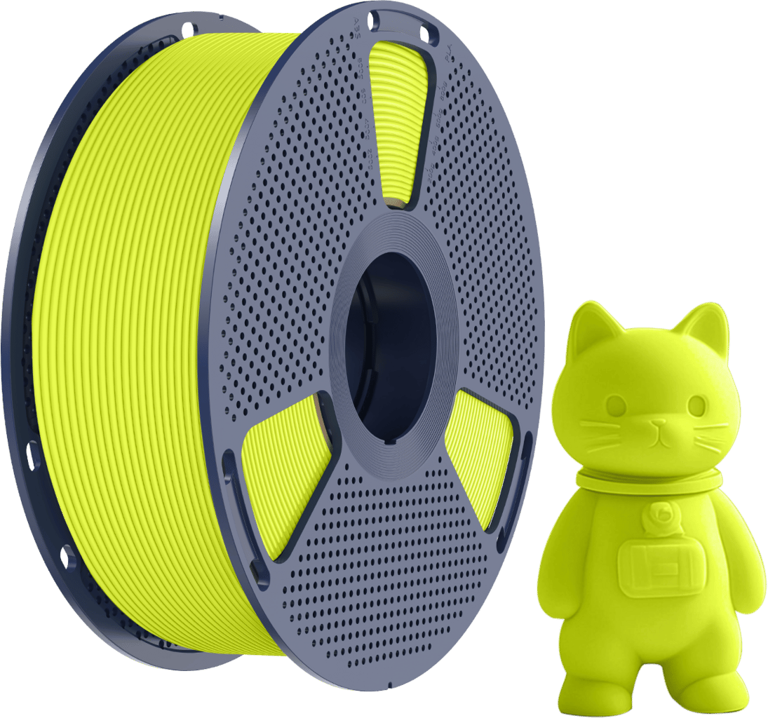 Sunlu PLA Mat Filament Parlak Sarı - 1 kg 1.75mm