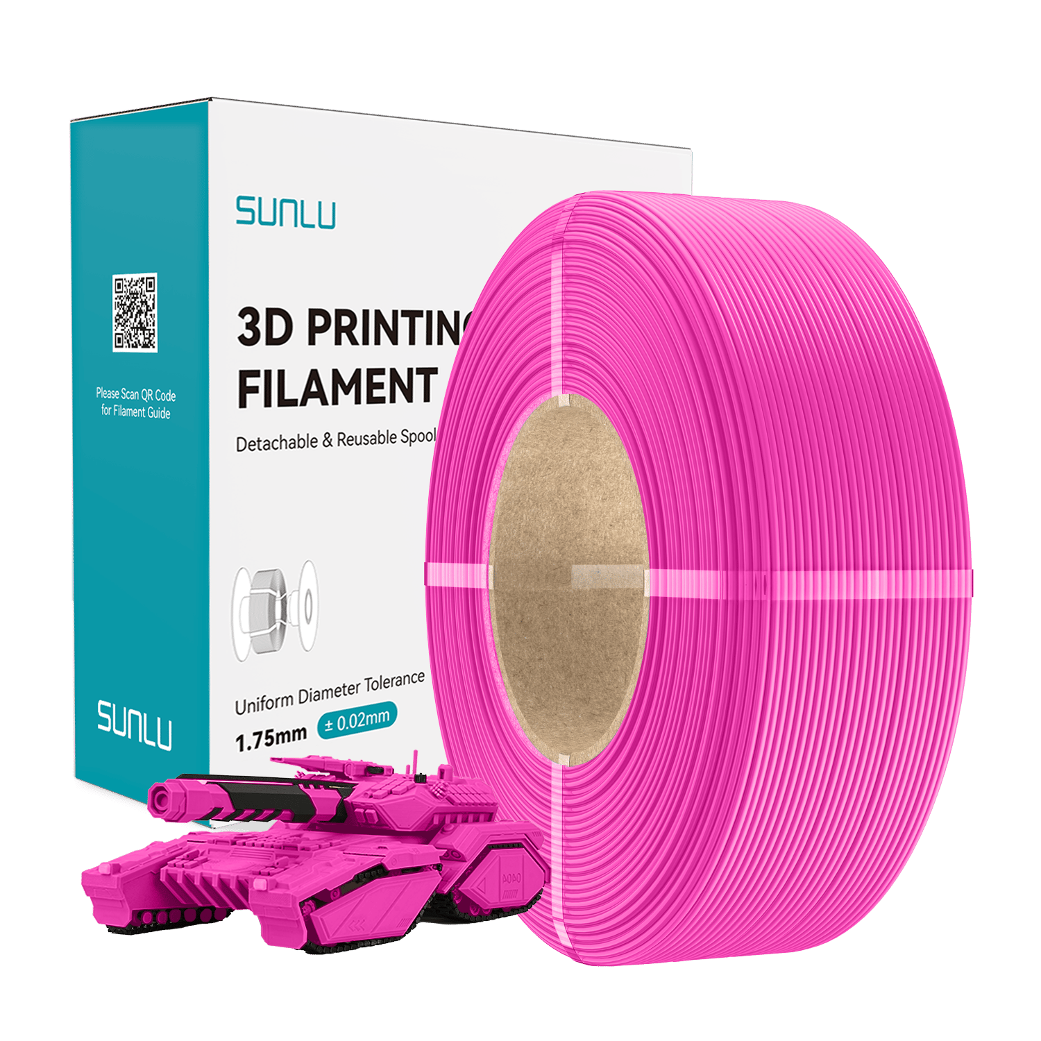 Sunlu Refill PLA Macenta - 1kg 1.75mm