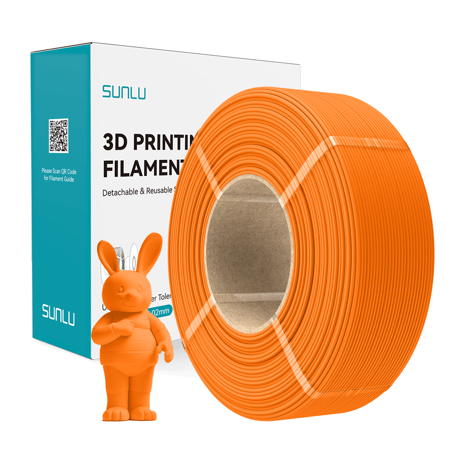 Sunlu Refill PLA Mat Filament Güneş Turuncu - 1 kg 1.75mm