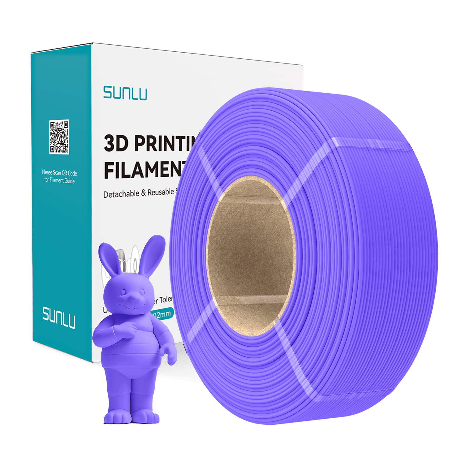 Sunlu Refill PLA Mat Filament Lavanta Mor - 1 kg 1.75mm
