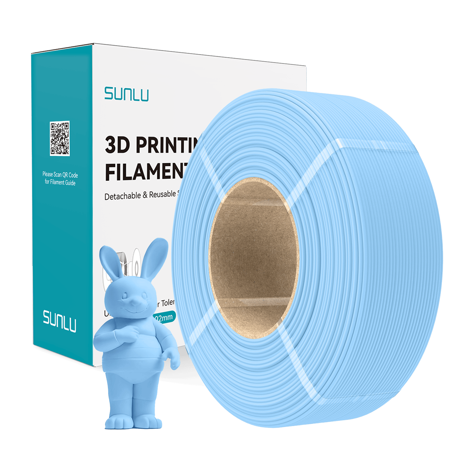 Sunlu Refill PLA Mat Filament Okyanus Mavi - 1 kg 1.75mm