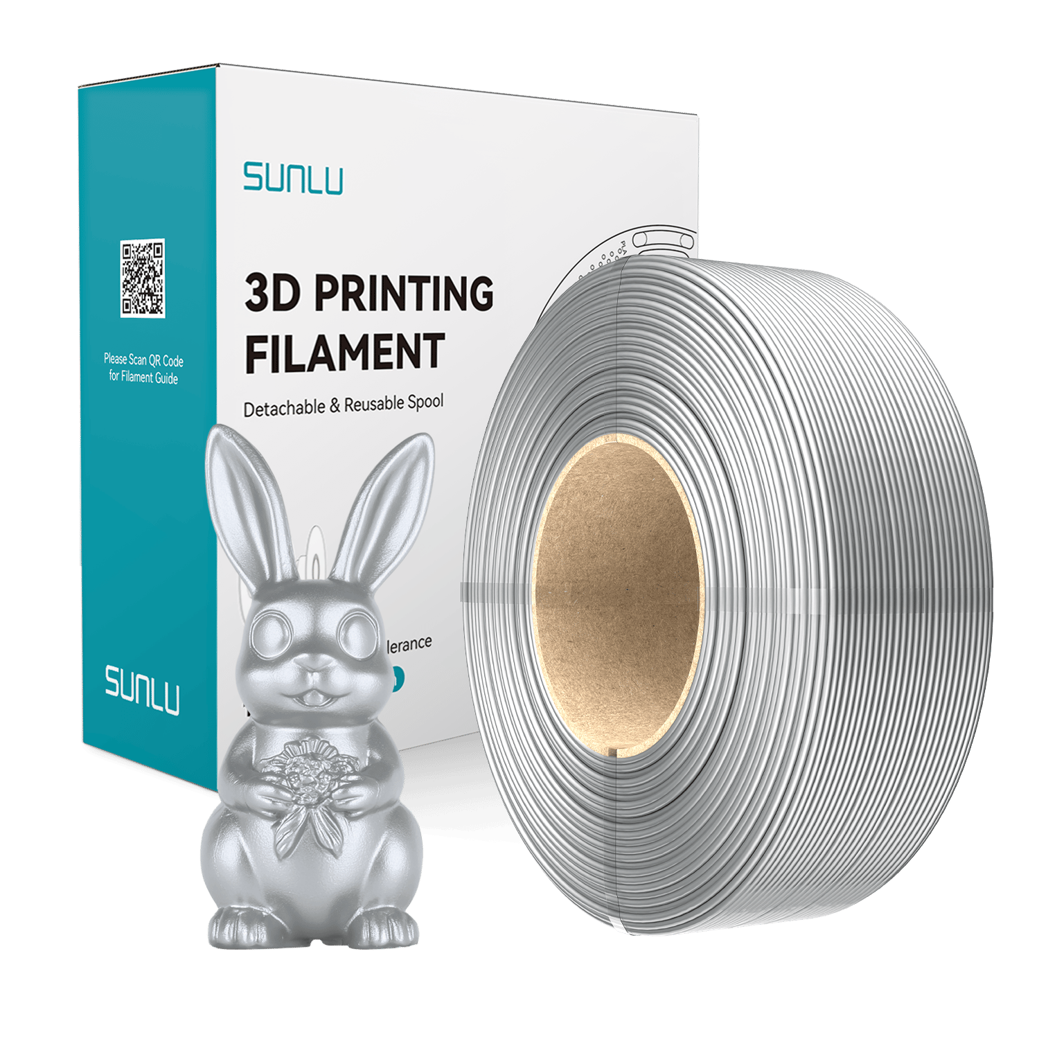 Sunlu Refill Silk PLA+ Gümüş
