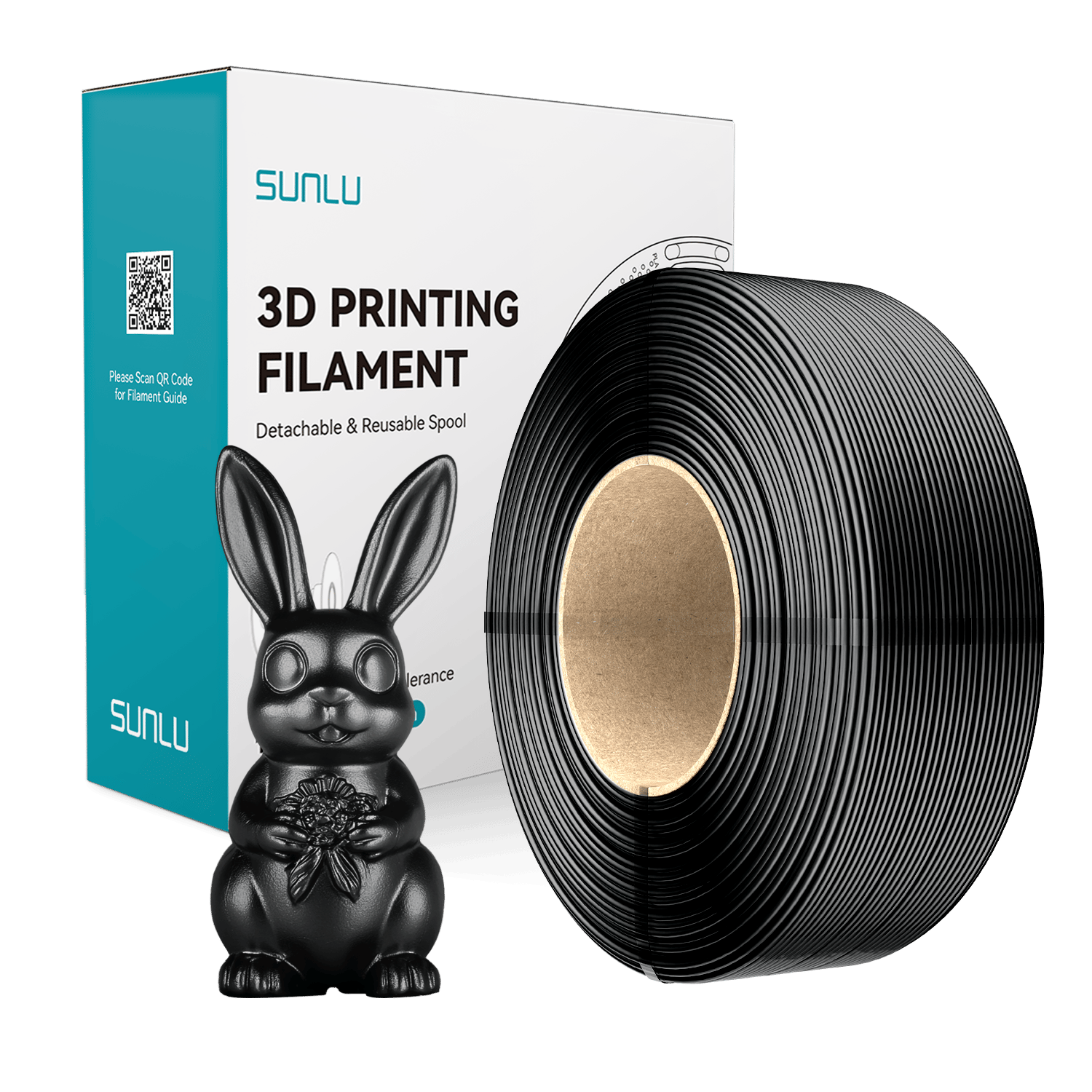 Sunlu Refill Silk PLA+ Siyah