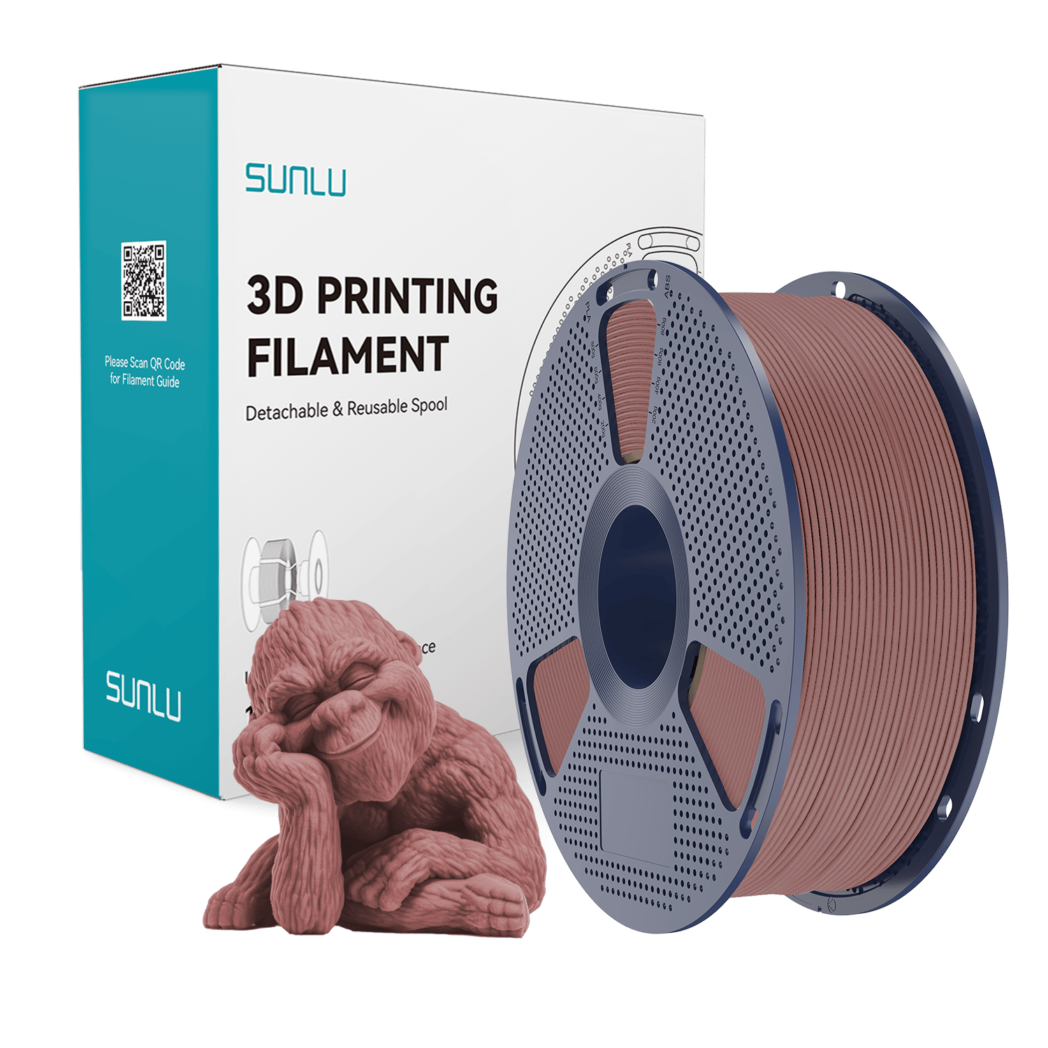 Sunlu Wood Filament Kiraz Ağacı - 1kg 1.75mm