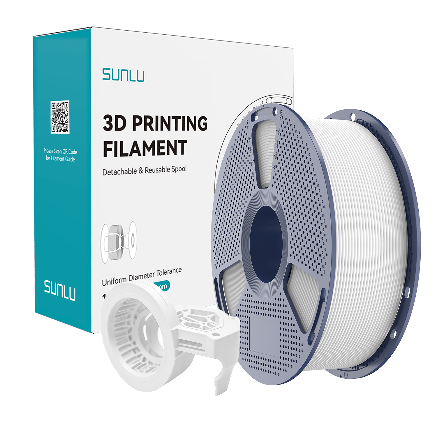 Sunlu Yüksek Hızlı PETG Filament Mat Beyaz