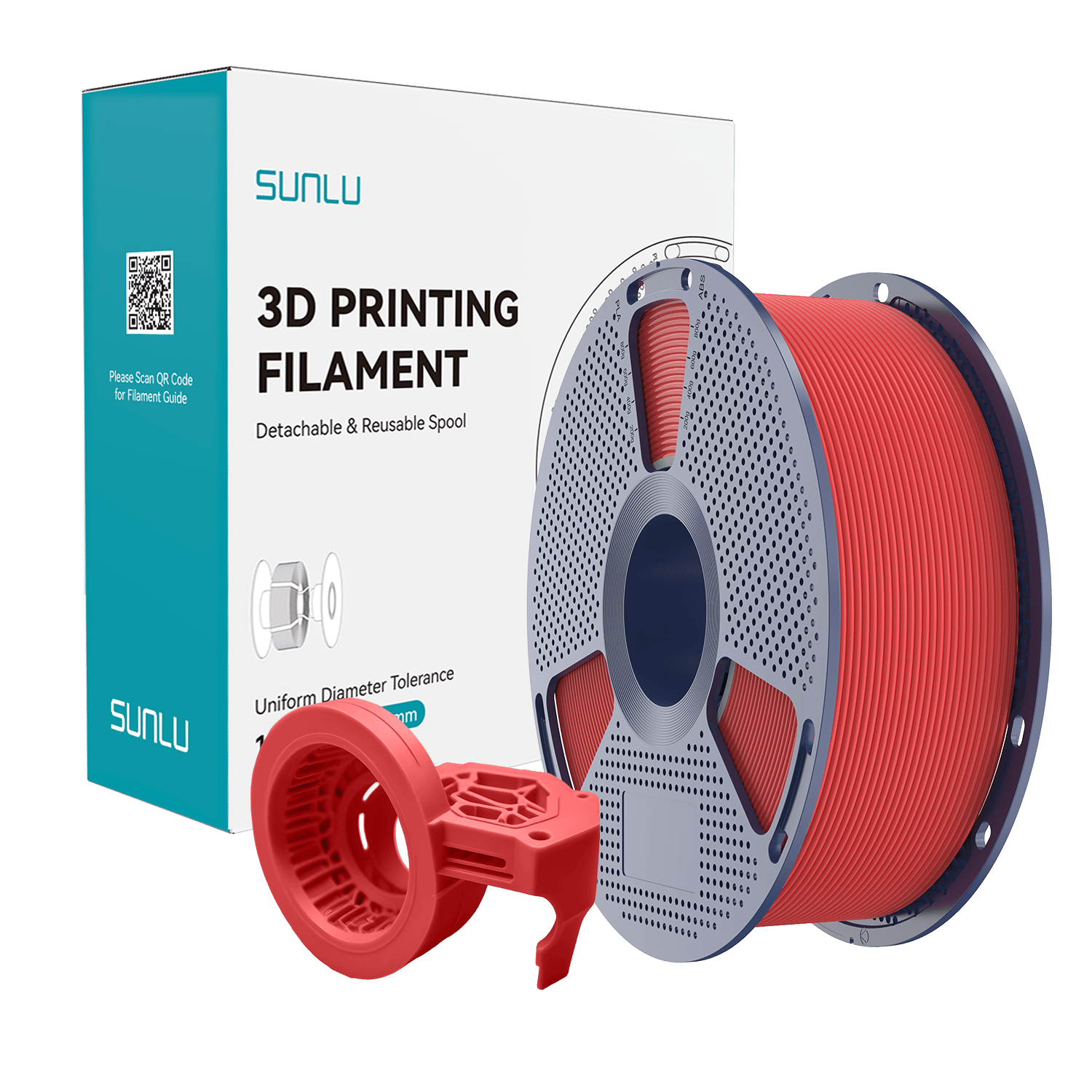 Sunlu Yüksek Hızlı PETG Filament Mat Kırmızı