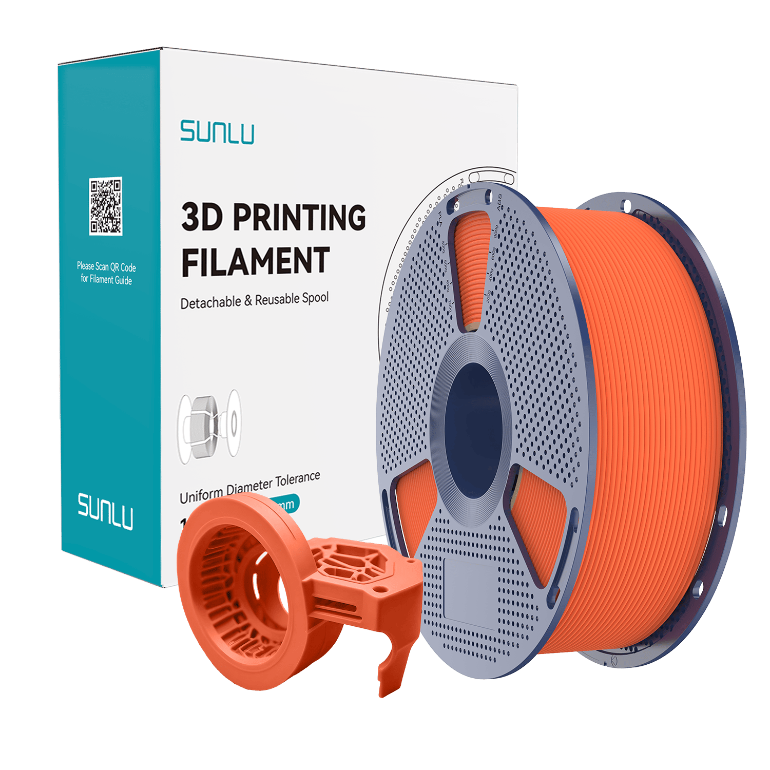 Sunlu Yüksek Hızlı PETG Filament Mat Turuncu