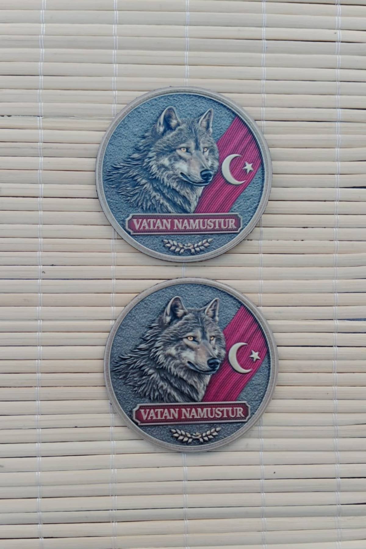 2 Adet Vatan Namustur Yazılı 3d Tpu Termoplastik Silikon Kabartma Mini Arma Pec Patch