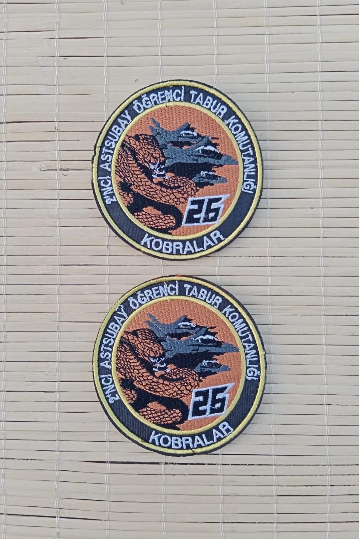 2.ci Astsubay Ogrenci Tabur Komutanligi Kobralar 25 Arma Pec Patch