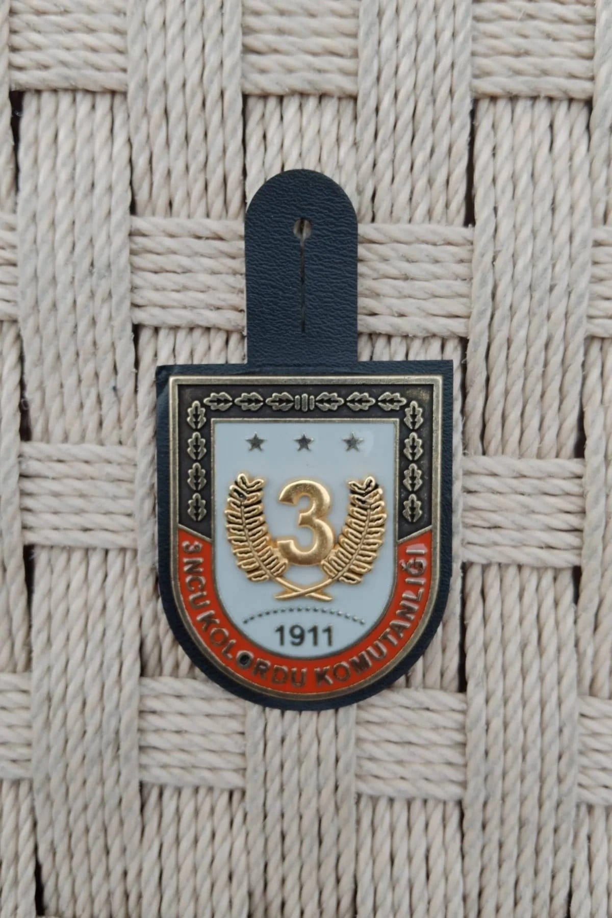 3 Ncu Kolordu Komutanligi 1911 1 Nolu Harici Metal Gogus Brovesi