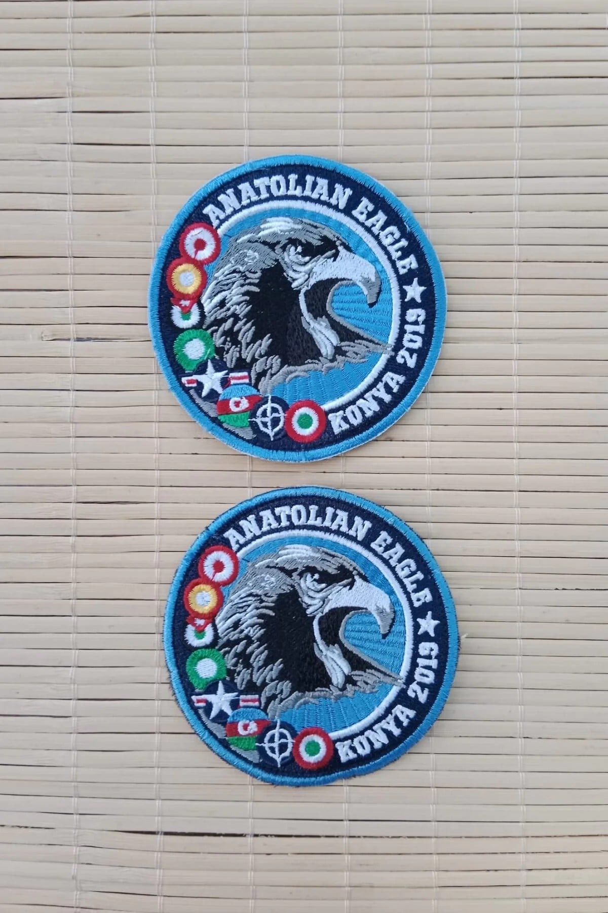 Anatolian Eagle Konya 2009 Kartal Armali Nakis İslemeli Arma Pec Patch