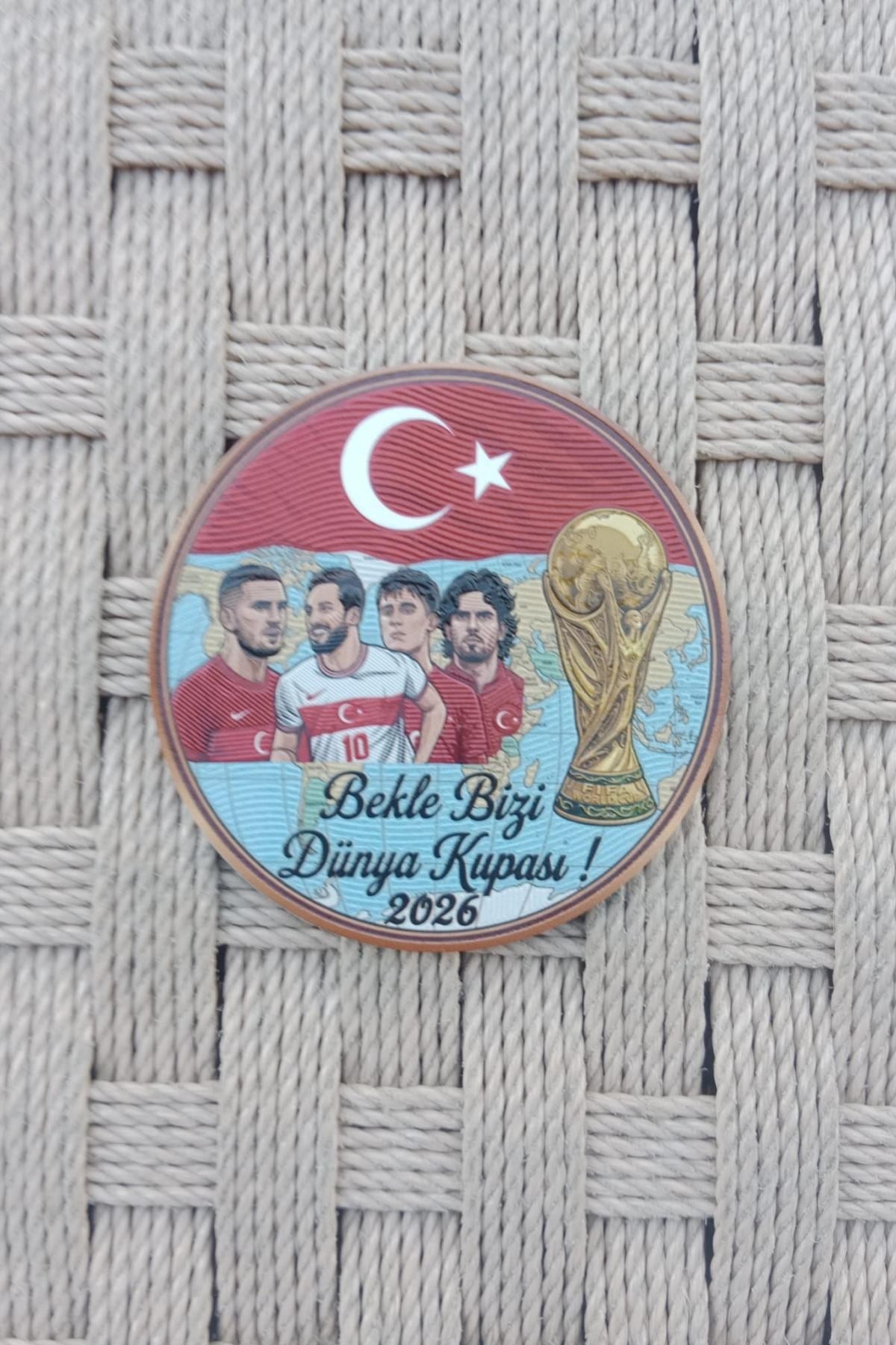 Bekle Bizi Dunya Kupasi 2026 3d Tpu Silikon Kabartma Arma Patch Pec