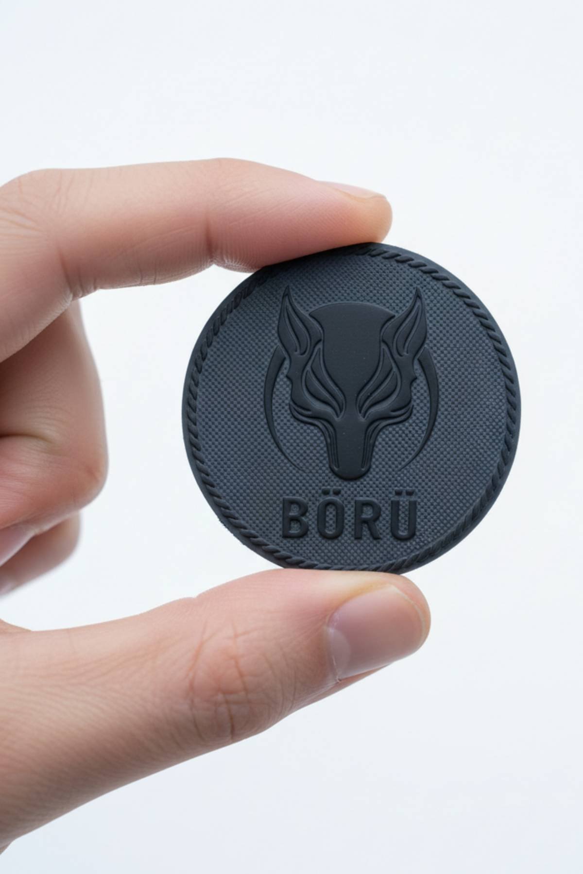 Börü Yazılı 3d Tpu Termoplastik Silikon Kabartma Mini Arma Pec Patch