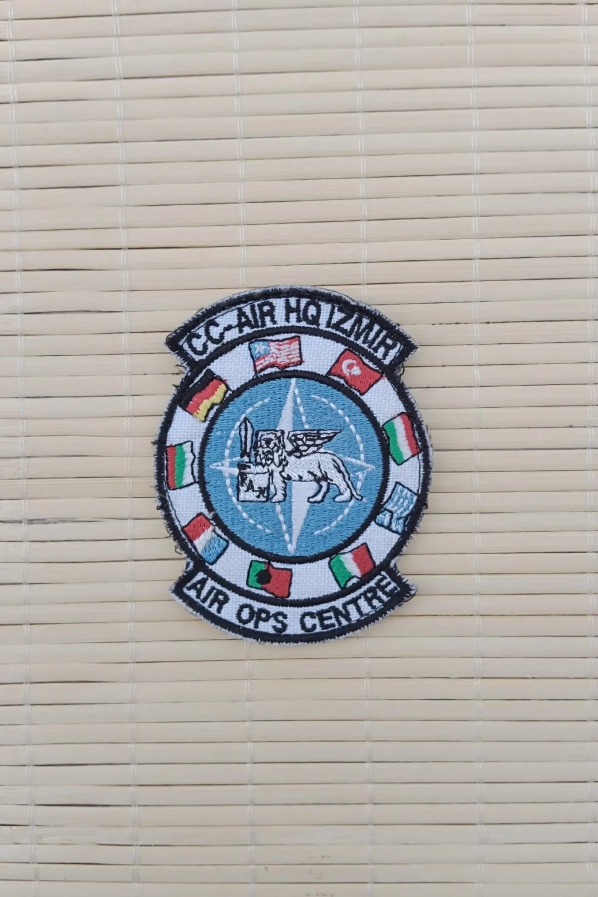Cc Air Hg İzmir Air Ops Centre Yazili Nakis İslemeli Arma Pec Patch