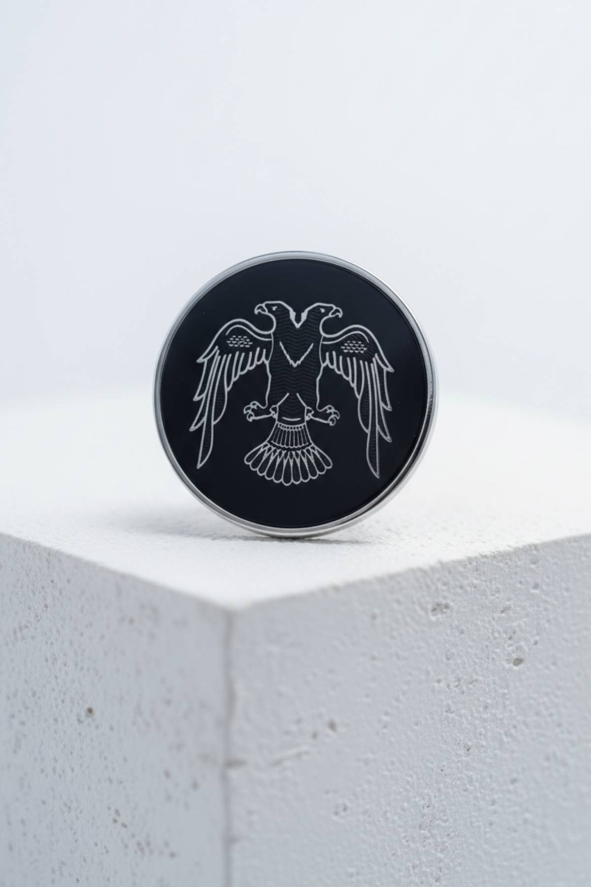 Çift Başlı Kartal Amblemli 3d Tpu Termoplastik Silikon Kabartma Arma Pec Patch