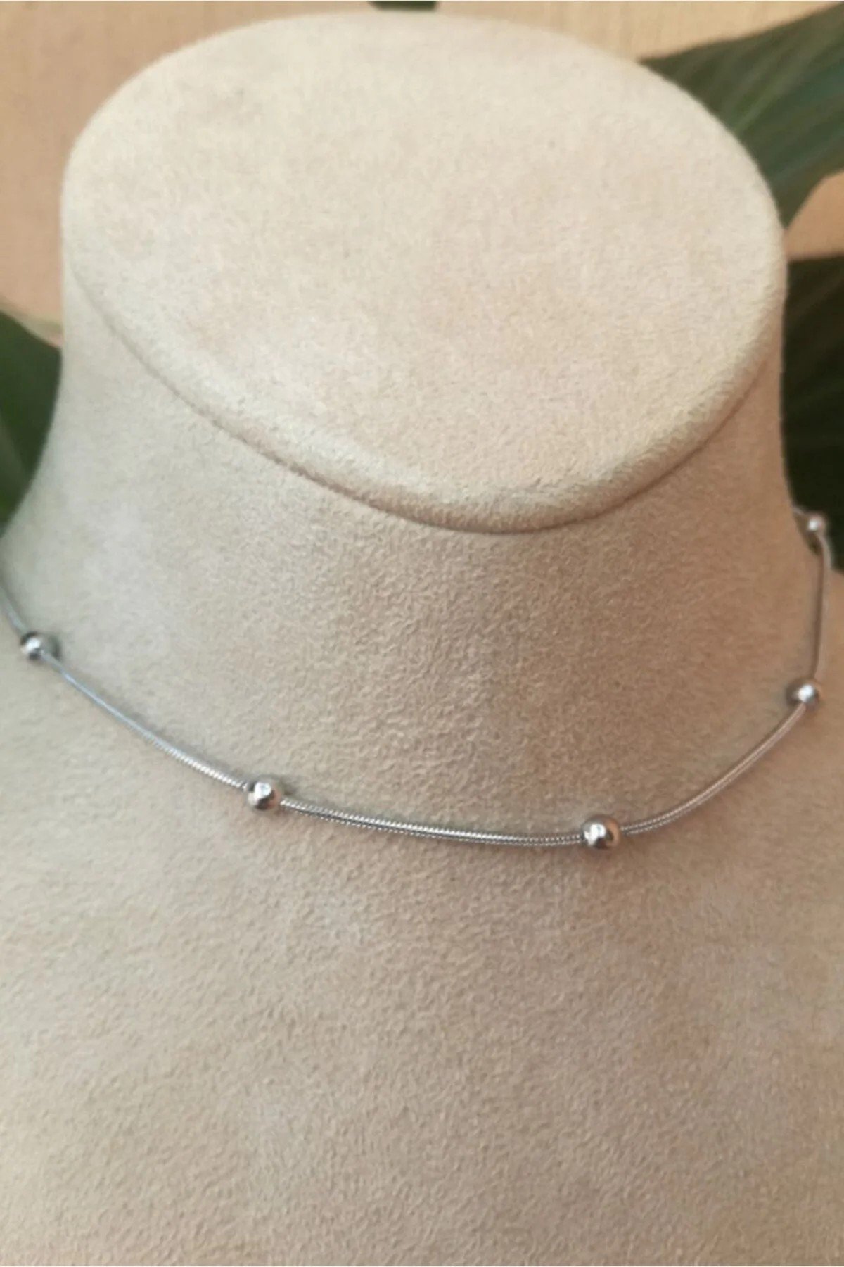 Dorika Tasarim İnce Silver Zincirli Gumus Renkli Kaliteli Paslanmaz Celik Kolye Stainless Stell