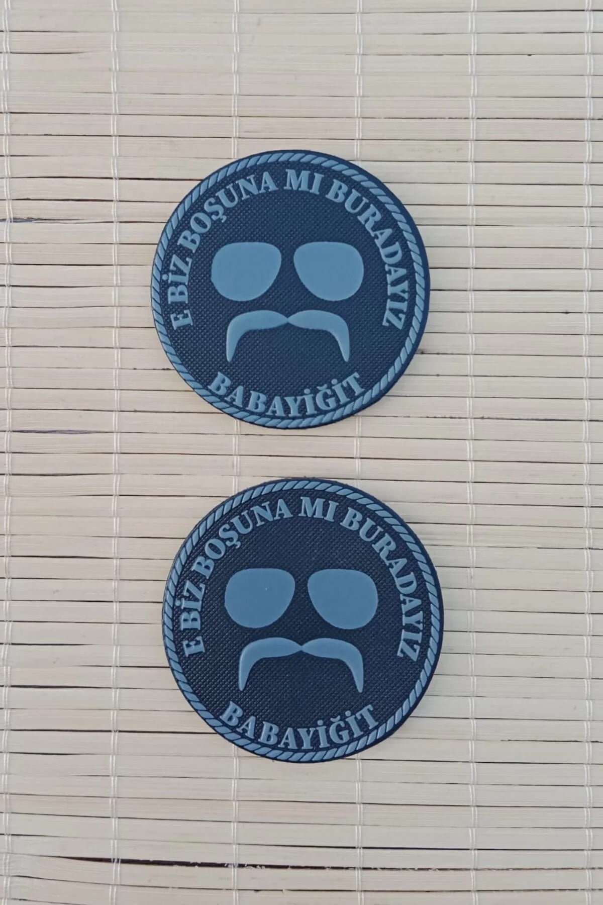 E Biz Bosuna Mi Buradayiz Babayigit 3d Plastik Arma Pec Patch