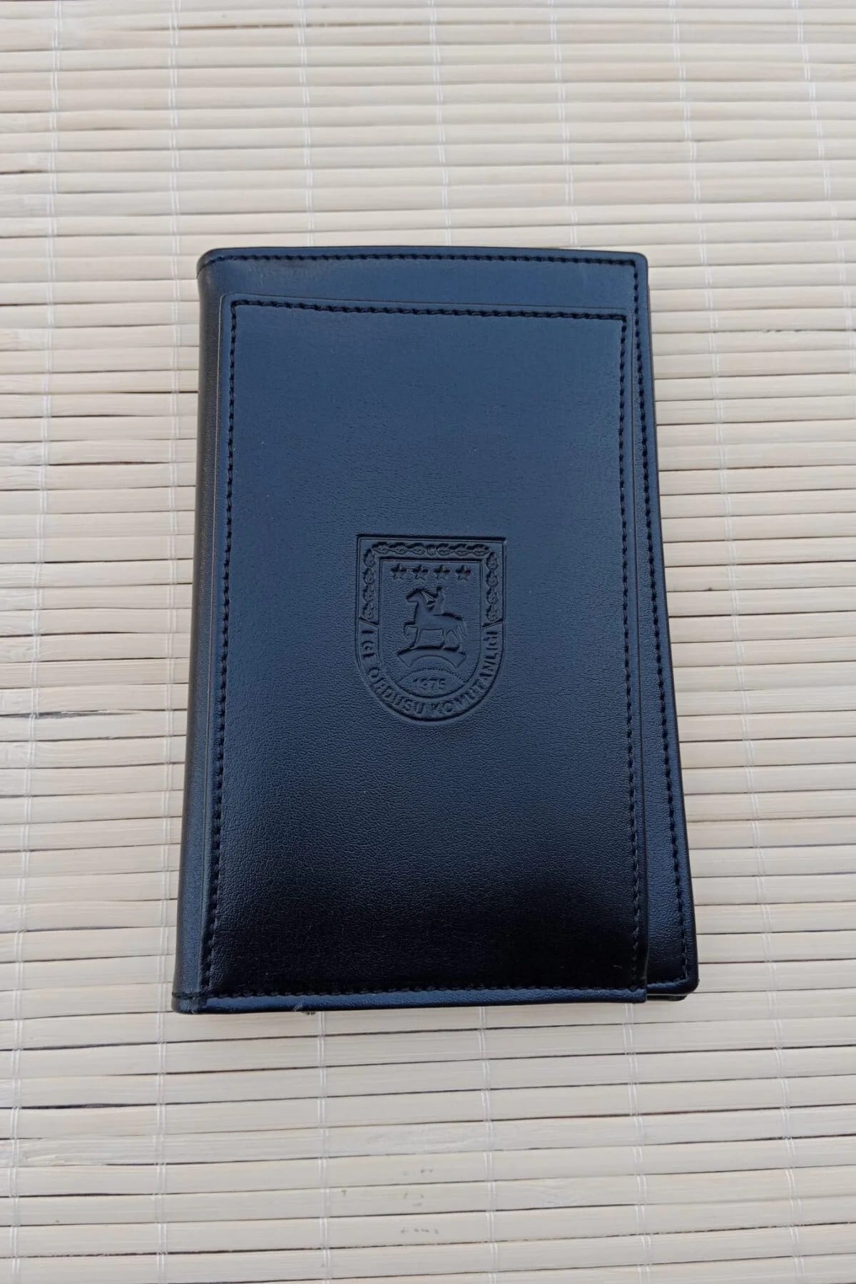 Ege Ordusu Komutanligi Amblemli Soguk Baskili Ozel Tasarim Cengiz Pakel Hakiki Deri Bloknot