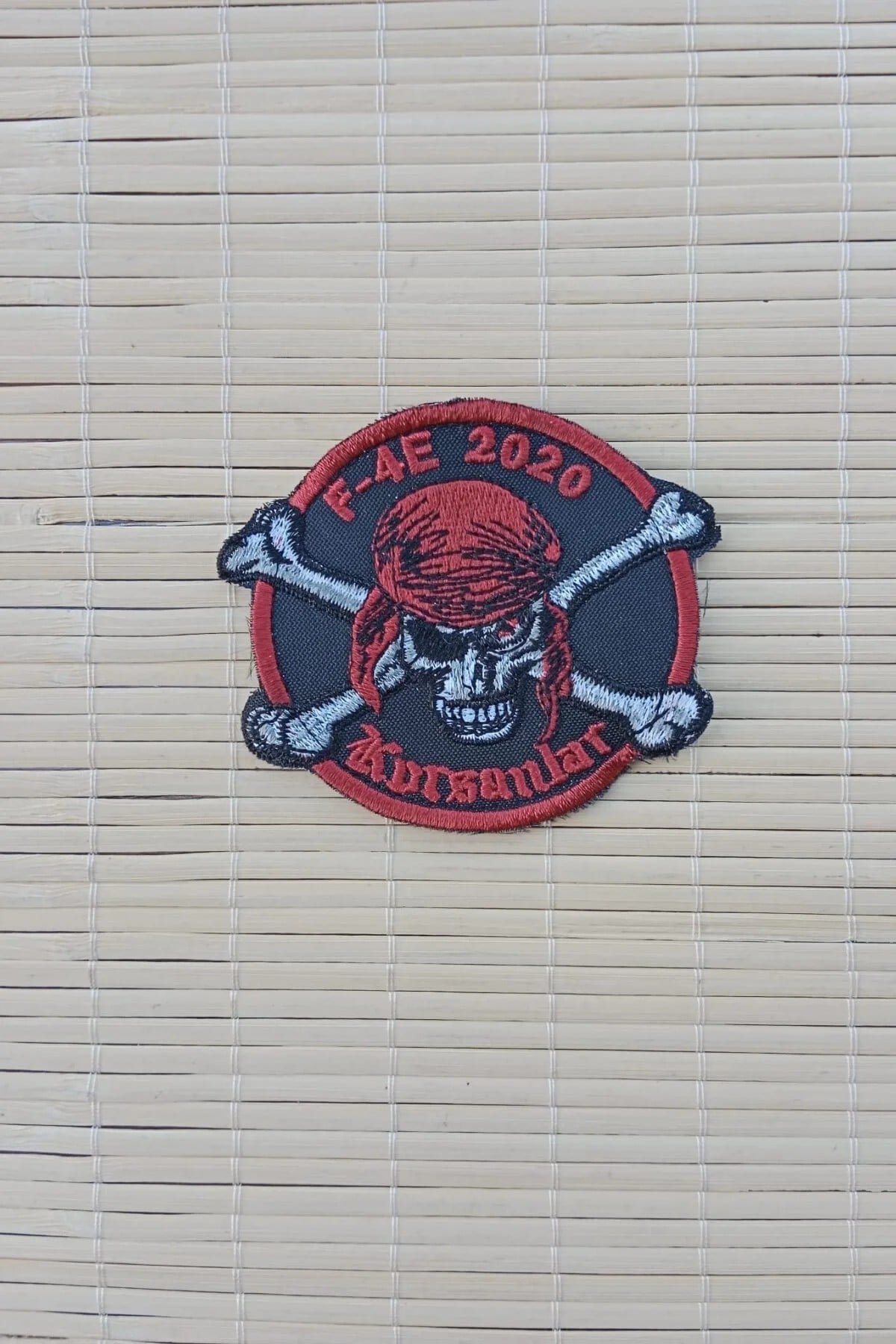 F 4e 2020 Korsanlar Yazili Korsan Logolu Nakis İslemeli Arma Patch Pec