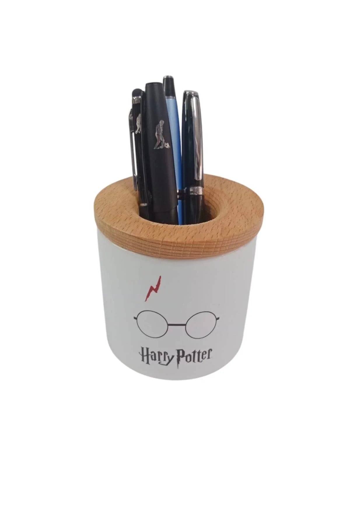 Harry Potter Yazili Ozel Tasarim Seramik Kucuk Kalemlik