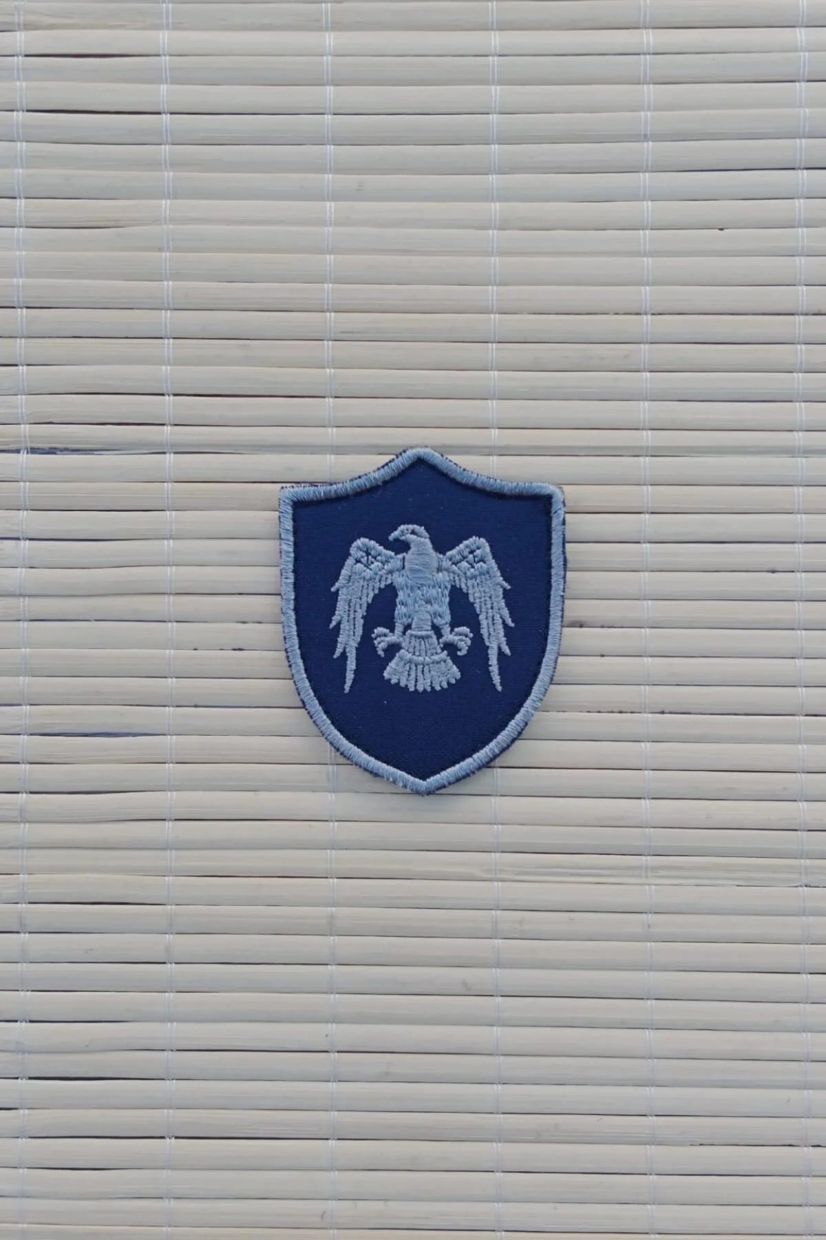 Hava Kuvvetleri Lacivert Zemin Kartal Nakisli Mini Polar Er Rutbe Arma