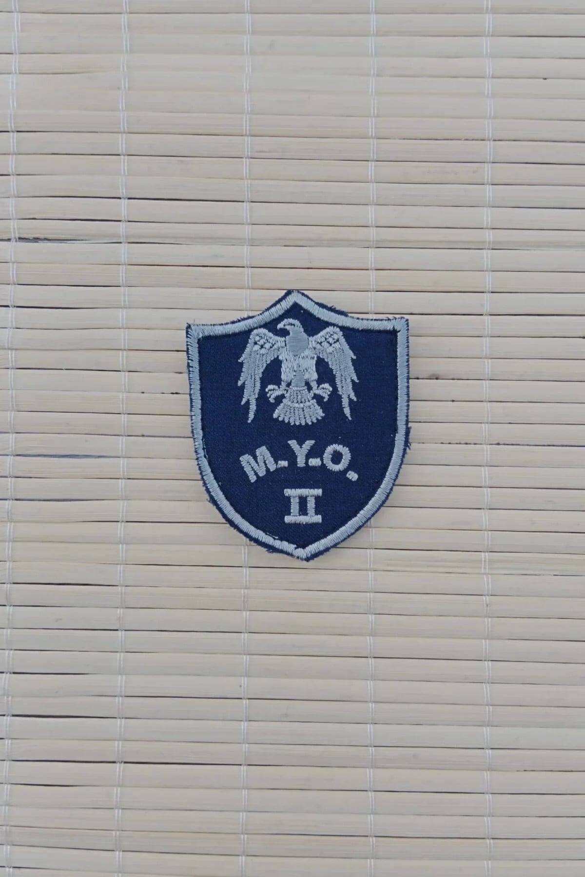 Hava Kuvvetleri Meslek Yuksek Okulu Myo 2 Lacivert Zemin Kartal Nakisli Mini Polar Rutbe Arma
