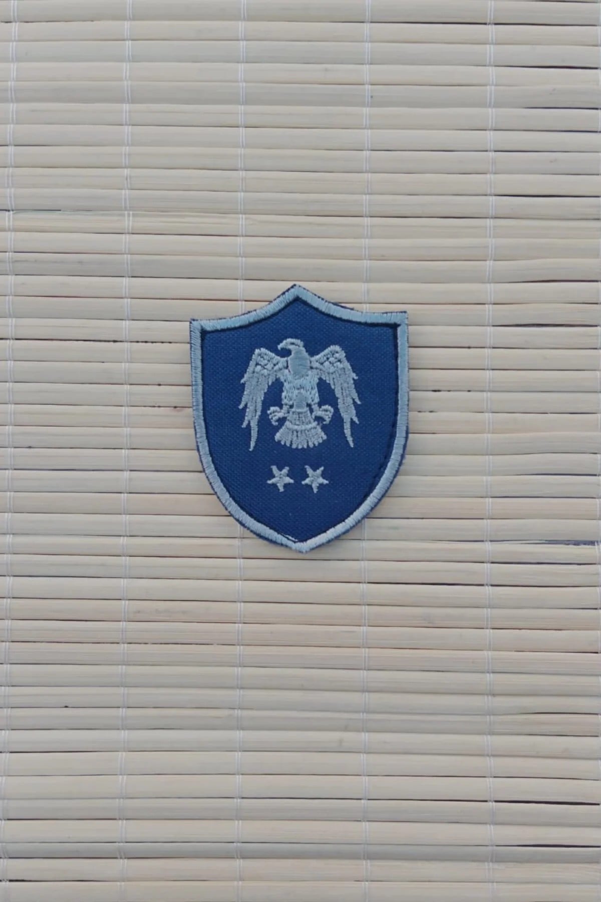 Hava Kuvvetleri Ustegmen Lacivert Zemin Kartal Nakisli Mini Polar Rutbe Arma