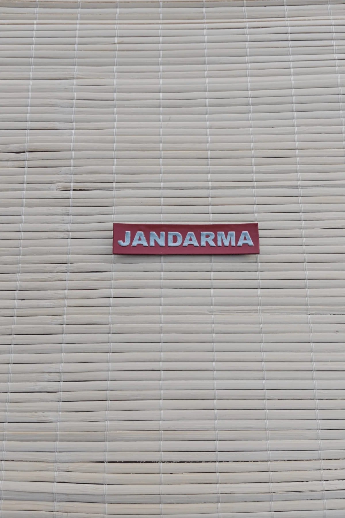 Jandarma Asayis Jandarma Yazisi 3d Tpu Plastik Gogus Arma İsimlik Patch Pec