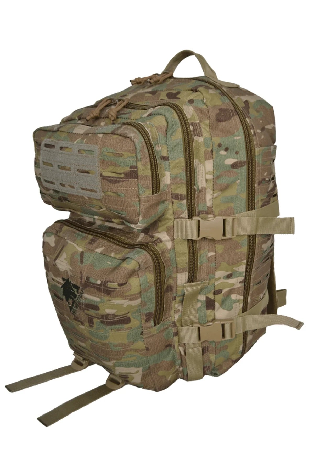 Kamuflaj Renkli Lazer Kesim 45 Litre Multicam Dagci Askeri Taktik Sirt Cantasi