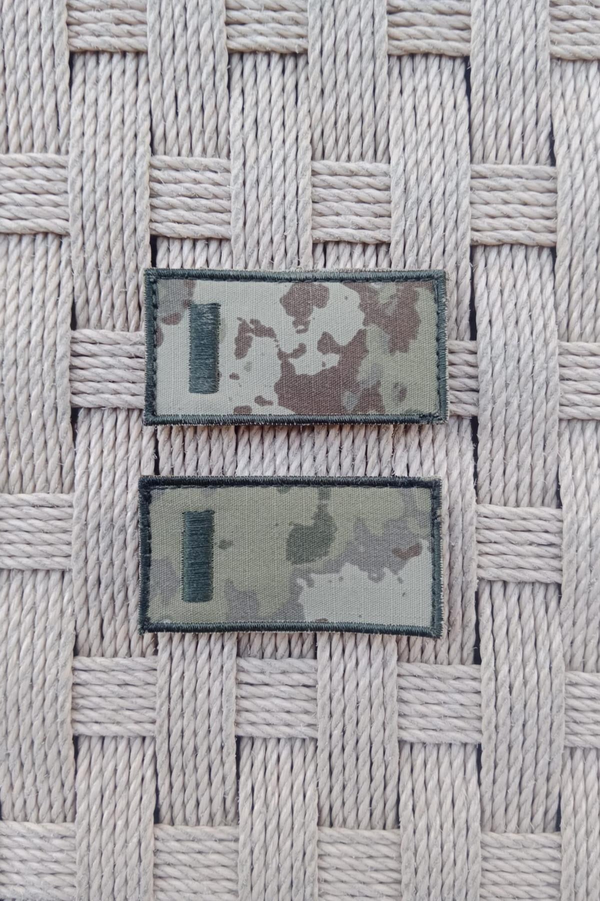 Kara Kuvvetleri Kamuflaj Renkli Astegmen Mini Gogus Tisort Rutbesi