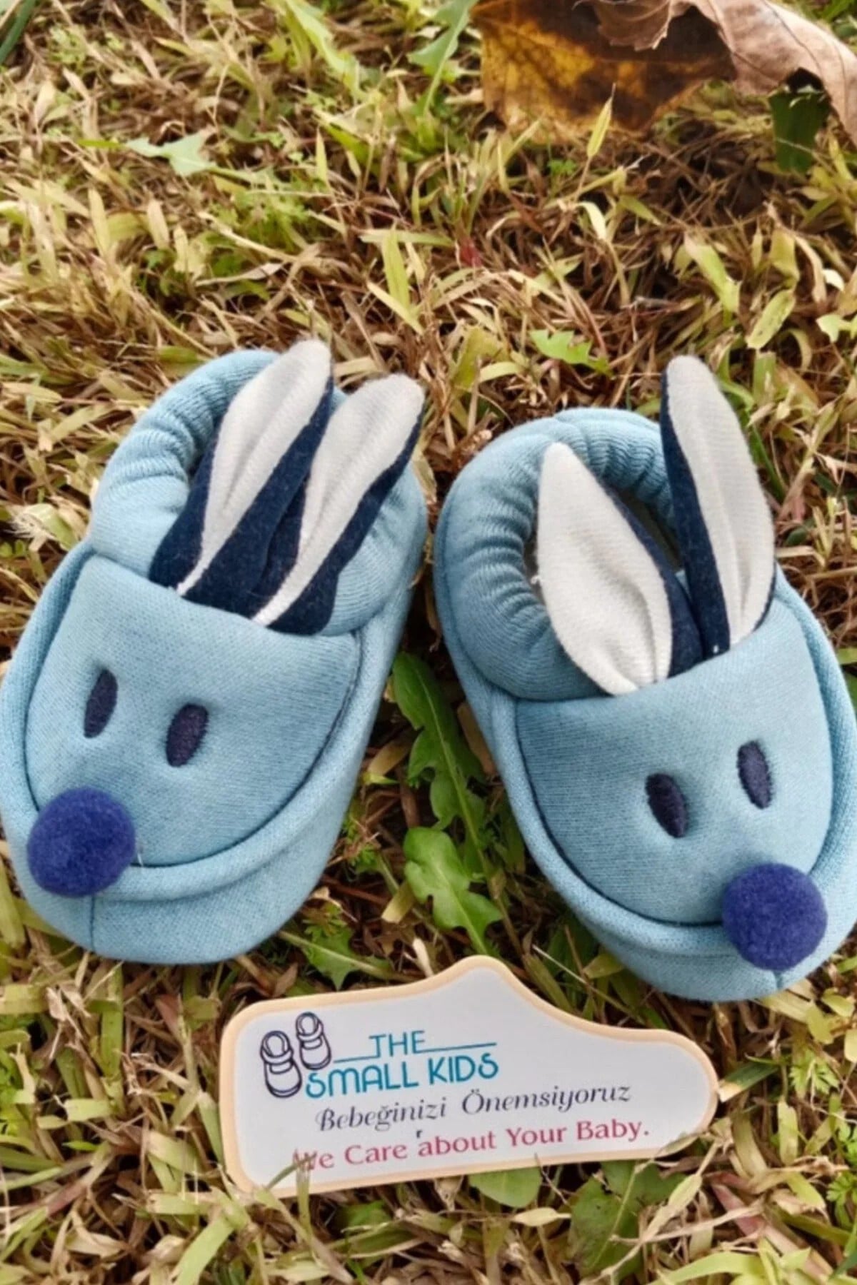 Koyu Mavi Renkli İci Pamuklu Bilek Kismi Lastikli Organik Ortopedik Cocuk Bebek İlkadim Patik Kanvas Sneaker Casual Ayakkabi
